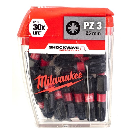Bit udarowy PZ3x25 Shockwave Milwaukee (25szt) -zdjęcie numer 2