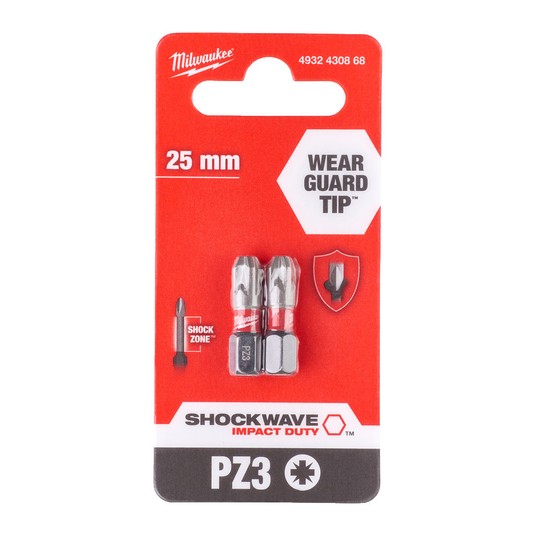Bit udarowy PZ3x25mm Milwaukee Shockwave -zdjęcie numer 1