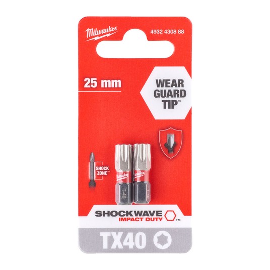 Bit udarowy TX40x25mm Shockwave Milwaukee -zdjęcie numer 1