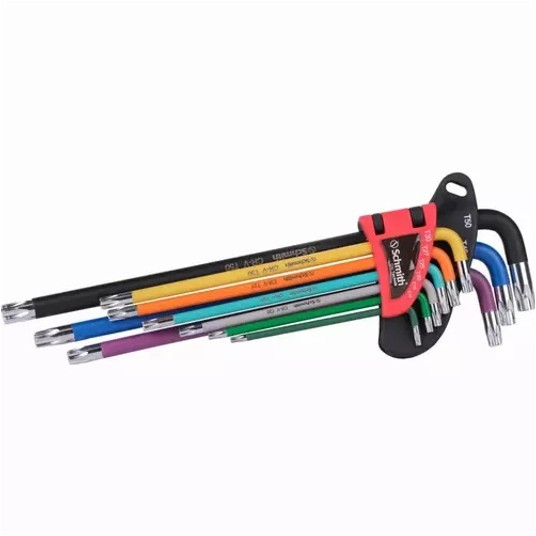 Komplet kluczy długich TORX 9szt -zdjęcie numer 1