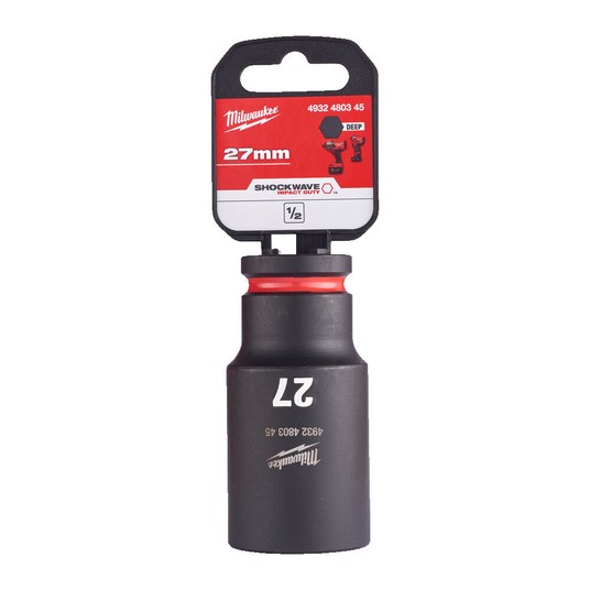 Nasadka udarowa długa ShW 1/2 27mm Milwaukee -zdjęcie numer 1