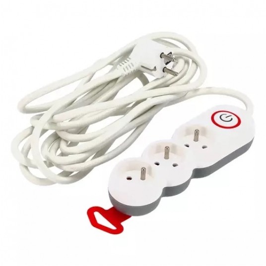 Przedłużach listwa 3x1,5mm 3 gniazda 1,5m -zdjęcie numer 1