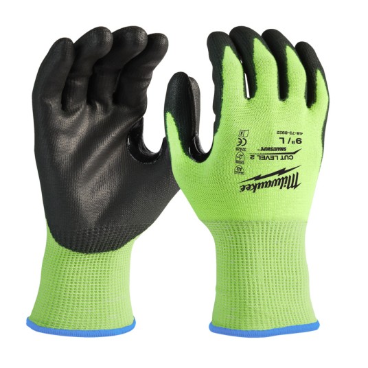 Rękawice odporne na przecięcia HI-VIS -B - XL/10 -zdjęcie numer 1