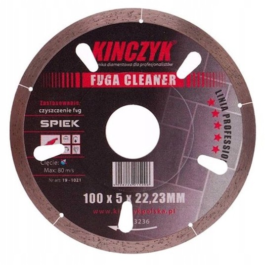 Tarcza diamentowa FUGA CLEANER 100x5x22,23 -zdjęcie numer 1