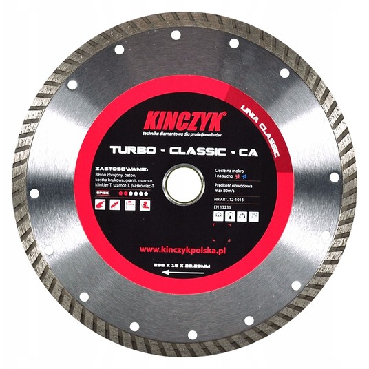 Tarcza TURBO Classic CA 125x10x22,23 -zdjęcie numer 1