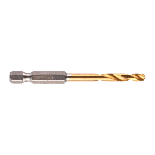Wiertło do metalu 4,5mm Shockwave HSS-G TIN -zdjęcie numer 1