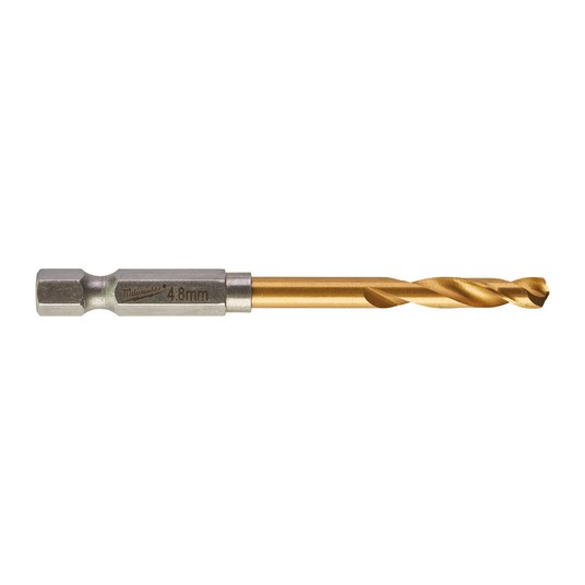 Wiertło do metalu 4,8mm Shockwave HSS-G TIN -zdjęcie numer 1