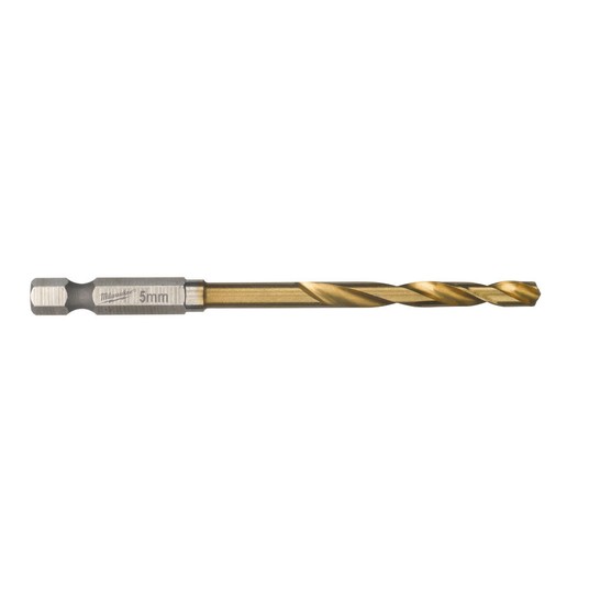 Wiertło do metalu 5,0mm Shockwave HSS-G TIN -zdjęcie numer 1