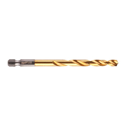 Wiertło do metalu 6,5mm Shockwave HSS-G TIN -zdjęcie numer 1