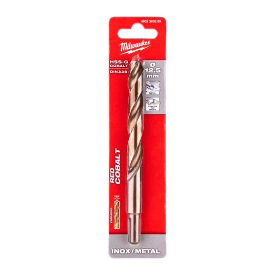 Wiertło do metalu HSS-G Cobalt 12,5mm Milwaukee -zdjęcie numer 1