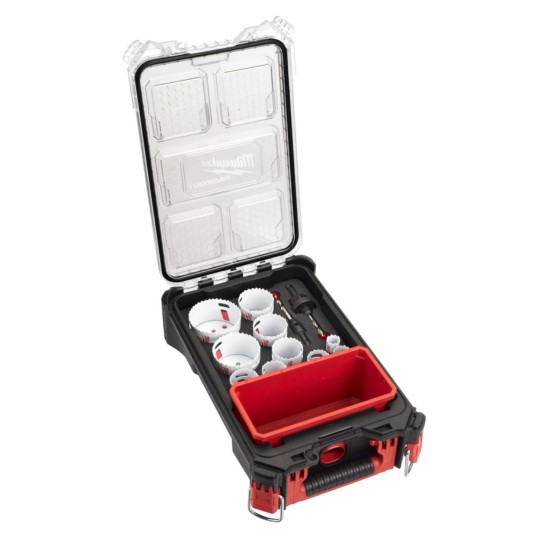 Zestaw otwornic HOLE DOZER w walizce PACKOUT 12szt -zdjęcie numer 1