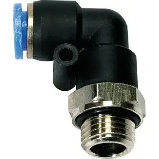 Złączka wtykowa kątowa G3/8Z 10mm -zdjęcie numer 1