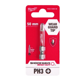 Bit udarowy PH3x50mm Milwaukee Shockwave