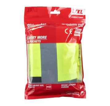 Kamizelka odblaskowa żółta-L/XL