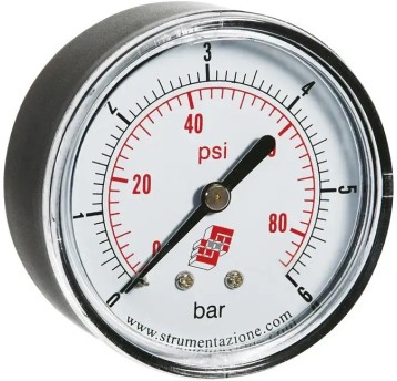 Manometr aksjalny G1/4A 0-12 Bar 50mm