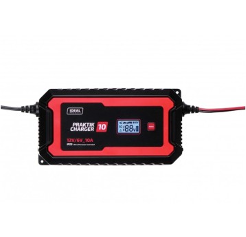 Prostownik Praktik Charger 10 LCD 6/12V