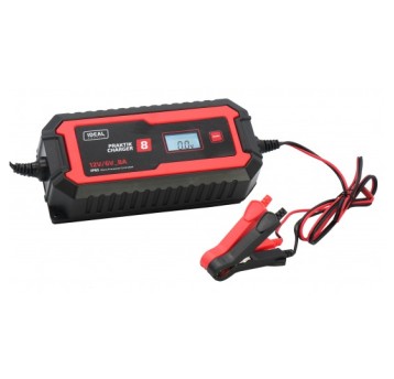 Prostownik Praktik Charger 8 LCD 6/12V