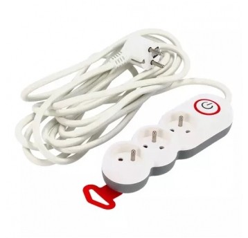 Przedłużach listwa 3x1,5mm 3 gniazda 1,5m