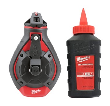 Sznurek traserski gruby kreda czerwona