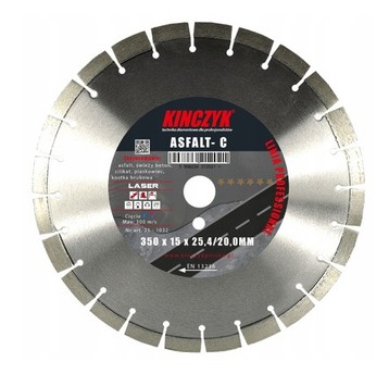 Tarcza ASFALT-C 350x15x25,4/20