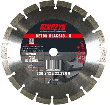 Tarcza BETON CLASSIC-B 125x12x22,23