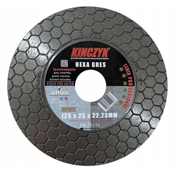 Tarcza HEXA-GRES 125X25X22,23