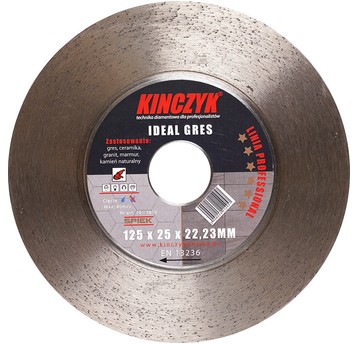 Tarcza IDEAL-GRES 125x2,5x22,23