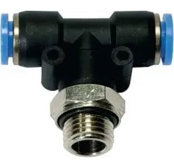 Trójnik wtykowy T G1/4Z 6mm