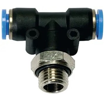 Trójnik wtykowy T G1/8"Z do węża 6mm