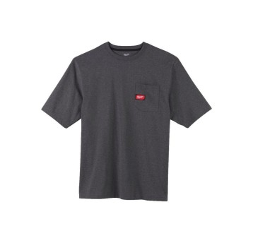 Tshirt z krótkim rękawem ciemnoszary M