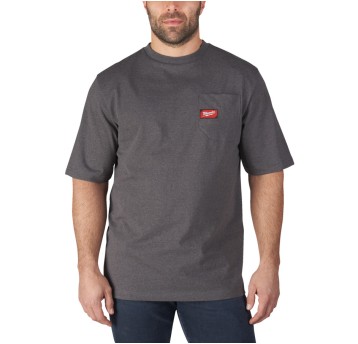 Tshirt z krótkim rękawem ciemnoszary S