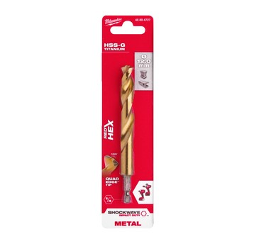 Wiertło do metalu 12,0mm Shockwave HSS-G TIN