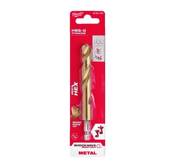 Wiertło do metalu 13,0mm Shockwave HSS-G TIN