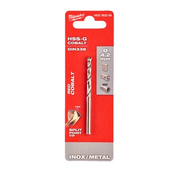 Wiertło do metalu HSS-G Cobalt 4,2mm Milwaukee