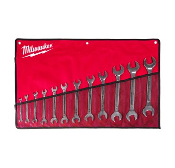 Zestaw kluczy dwustronnie płaskich 12szt