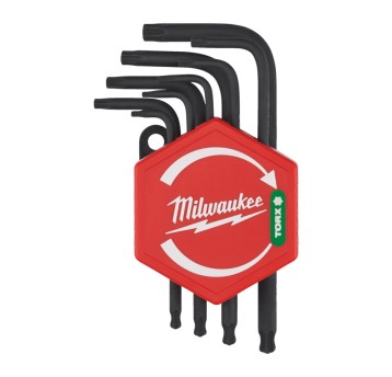 Zestaw krótkich kluczy TORX z kulką 9szt