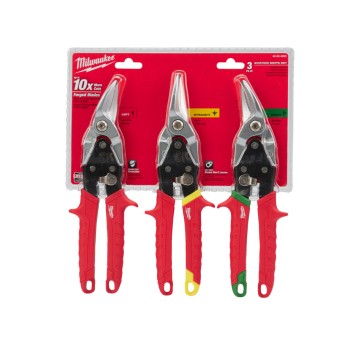 Zestaw nożyc do blach 3szt