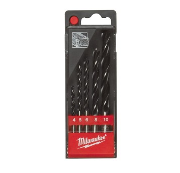 Zestaw wierteł do drewna 4/5/6/8/10mm (5szt)