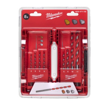 Zestaw wierteł PREMIUM do betonu 8szt